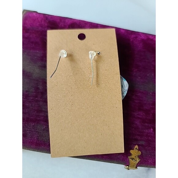 Polymer Clay Floral Dangling Pierced Earrings New - Picture 10 of 10